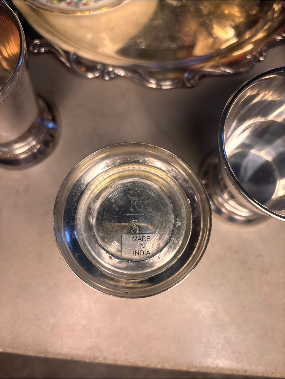 Classic Silver-Plated Julep Cups - Set of 4